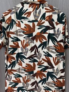 Max Printed Short Sleeve Button-Up Shirt