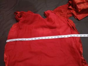 Red Embroidered Kurta Set