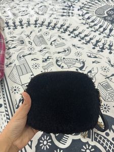 Soft Black Sling With Gold Chain From FOREVER 21