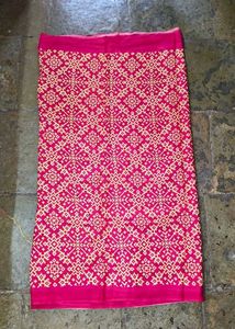 Pink Printed Saree
