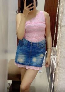 Denim Mini Skirt
