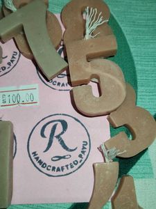 Handcrafted Number Candles