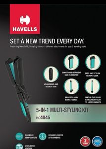 Price Drop 💧Havells-5-in-1 Multi Styling Kit