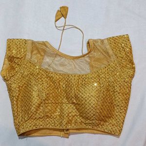 Gold Sequin Blouse