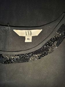 Black Sheer Layer Dress Large/ XL Size