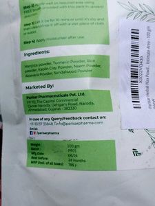 Herbal Wax Powder