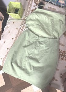Sage Green Mini Dress