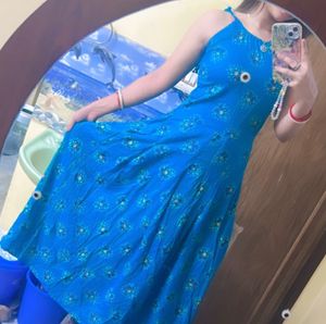Blue Maxi Party Wear dress