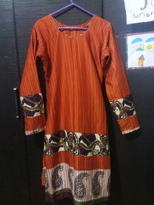 Red Orange Churidar