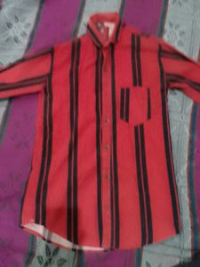 A Red Lining Shirt Size L