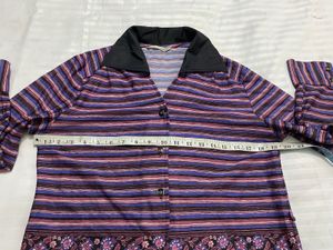 Vintage Striped Blouse Bust 34 To 38