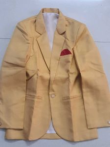 Yellow Formal Blazer