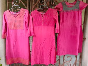 Combo Of 3 Branded Kurtas For Women