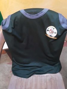 Dark Green Casual Jersey