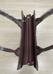 Quilted Brown Tote Bag