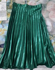 Green Long Skirt