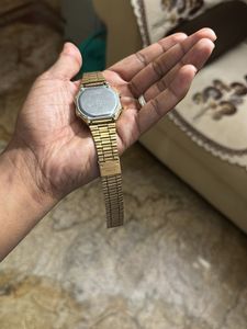 Casio A158 Gold Digital Watch