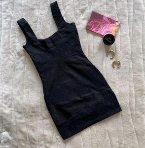 Black Lace Bodycon Dress