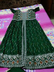 Heavy Long Kurta Set With Pant And Dupatta