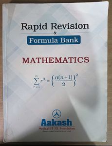 Mathematics Formula Bank And Rapid Revision Book