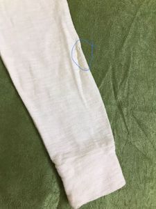Guess White Hooded Top Fits S/M