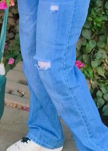 Ripped Light Wash Jeans