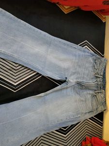 Light Wash Wide Leg Jeans