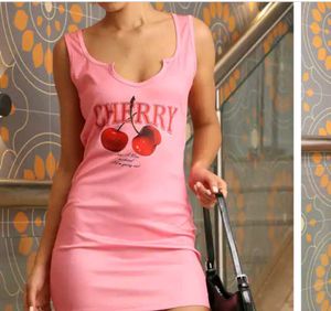 Pink Cherry Mini Dress