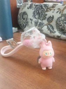 Labubu Pink Keychain