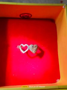 Silver Ring 12g American Dimond With Bill