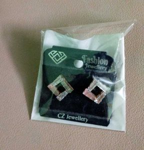 Square Stud Earrings