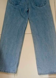 Light Blue Wide Leg Jeans