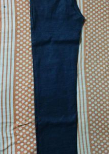 Men Semi Formal Shiny Black Pant