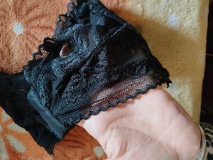 Black Lace Bandeau Bra