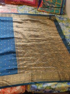 Green kanchipuram silk Saree