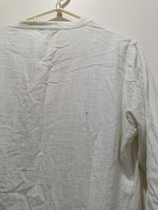 Elegant White  W Kurta