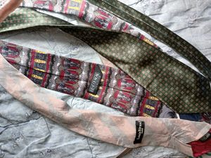 Vintage Designer Silk Ties - Set of 3