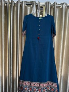 Elegant Blue Ethnic Dress