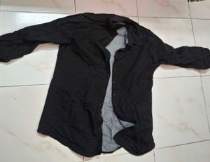 Black Polka Dot Shirt Expandable