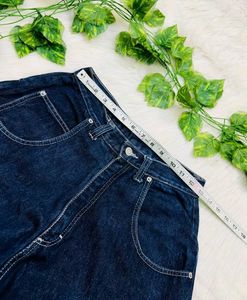 Wide Leg Denim Jeans