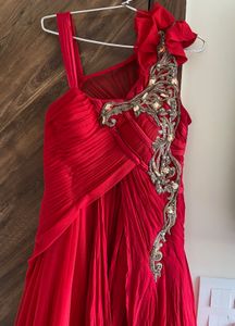 Red Party Wear Gown