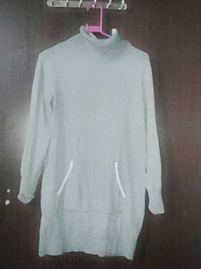 Gray Turtleneck Sweater