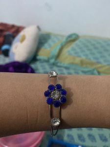 Blue Flower Bracelet