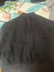 Black Quarter Zip Sweatshirt
