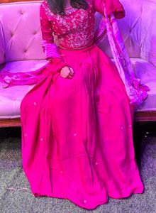 Elegant Pink Lehenga Choli