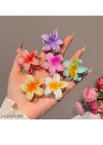 HIBISCUS FLOWER CLAW CLIPS