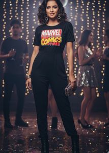 Marvel Comics Black Jumpsuit