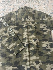 Zara Camo Print Shirt