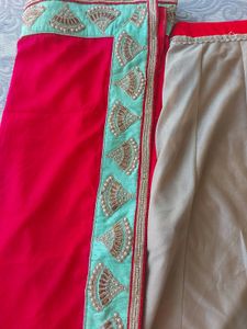 Lehanga With Designer Blouse And Long Duptta