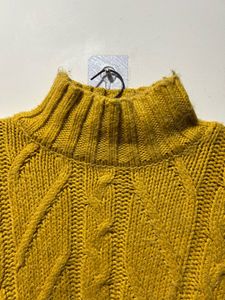 Cable Knit Turtleneck Sweater